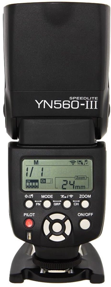 Yongnuo YN560III Flitser voor Canon, Nikon, Olympus en Pentax - Professionele Camera Flitser