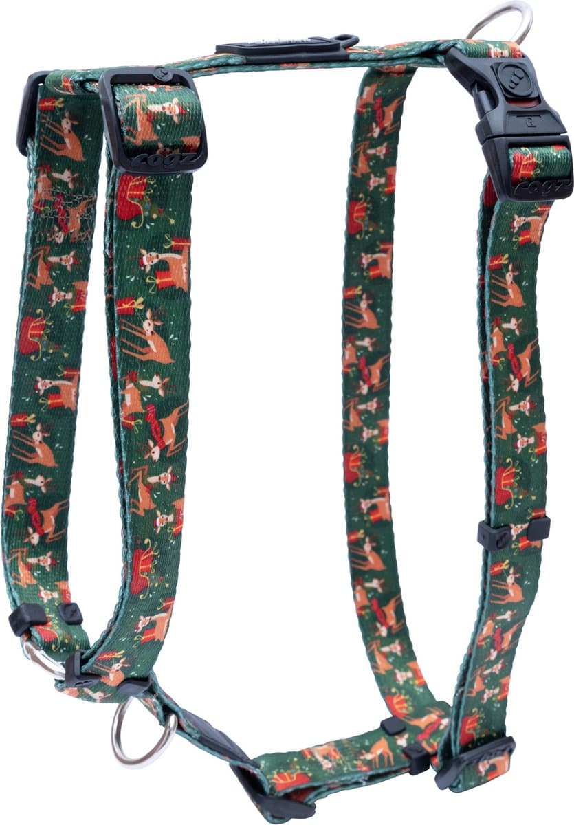 Rogz Fusion Tuig - Hondenharnas - Groen M