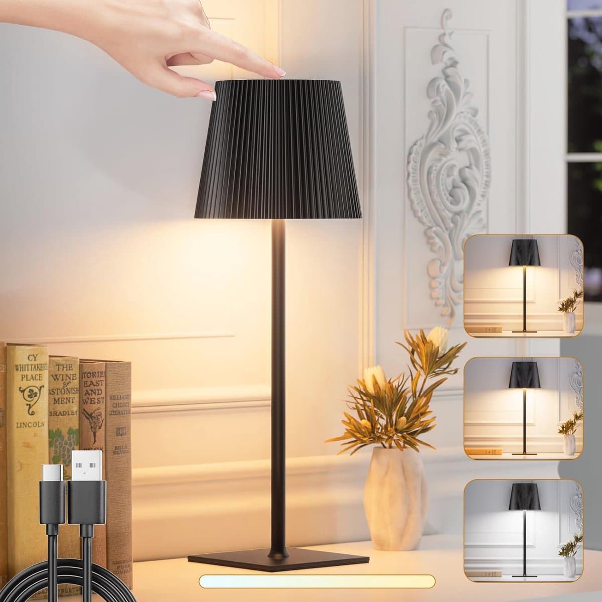 Draadloze Oortjes IPX5 Waterdicht met Touch Control en 25 Uur Speeltijd
