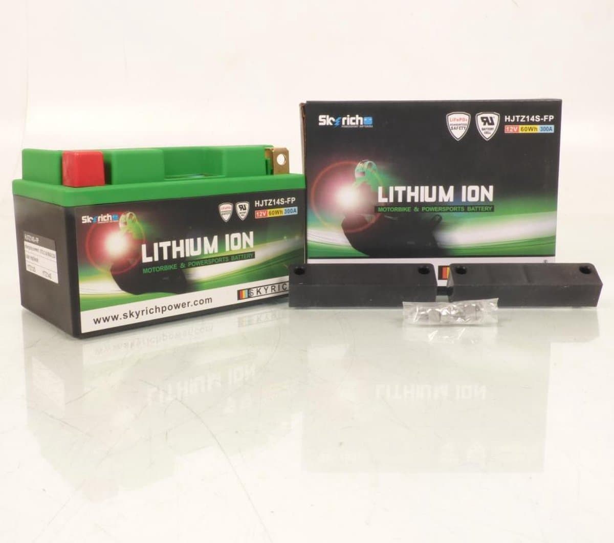 lithium skyrich voor scooter honda 250 nss a forza/jazz 2000 à 2004 hjtz14s-fp / ytz14s-bs / 12v 4.5ah neuf