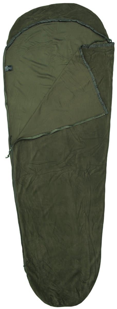 Slaapzak fleece bushcraft series Groen
