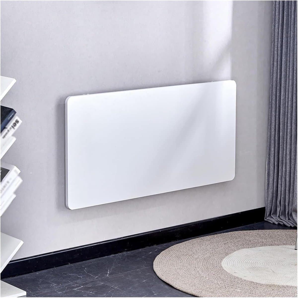 Opvouwbaar wandbureau - Klaptafel wandmontage - Ruimtebesparend werken - In hoogte verstelbaar - 40 x 24 cm - Wit