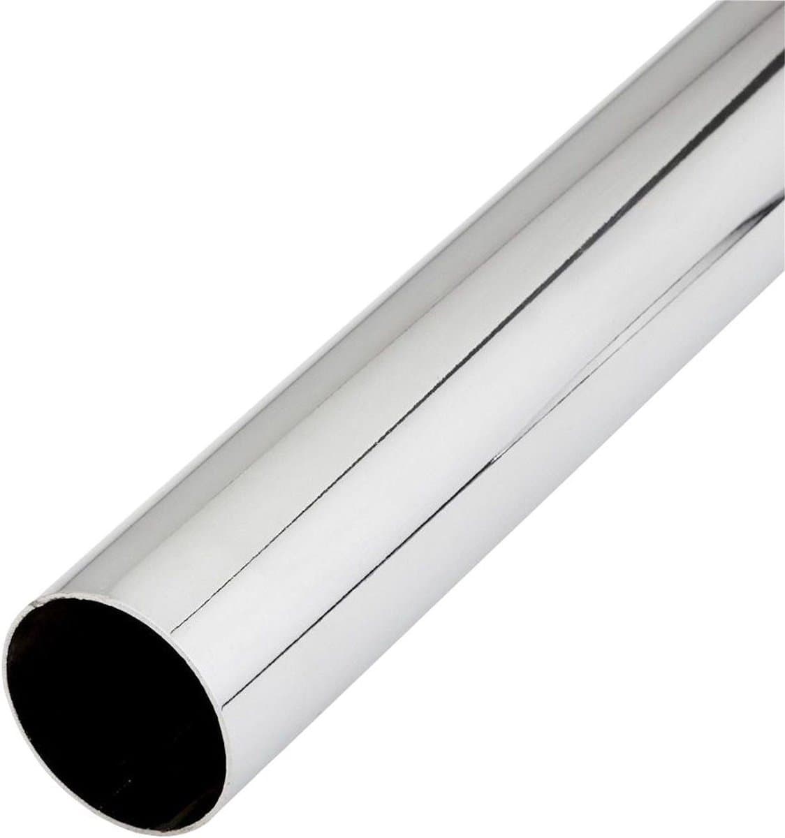 SOTECH ronde kaststang Ø 25 mm L: 800 mm staal gepolijst chroom garderobestang kledingstang