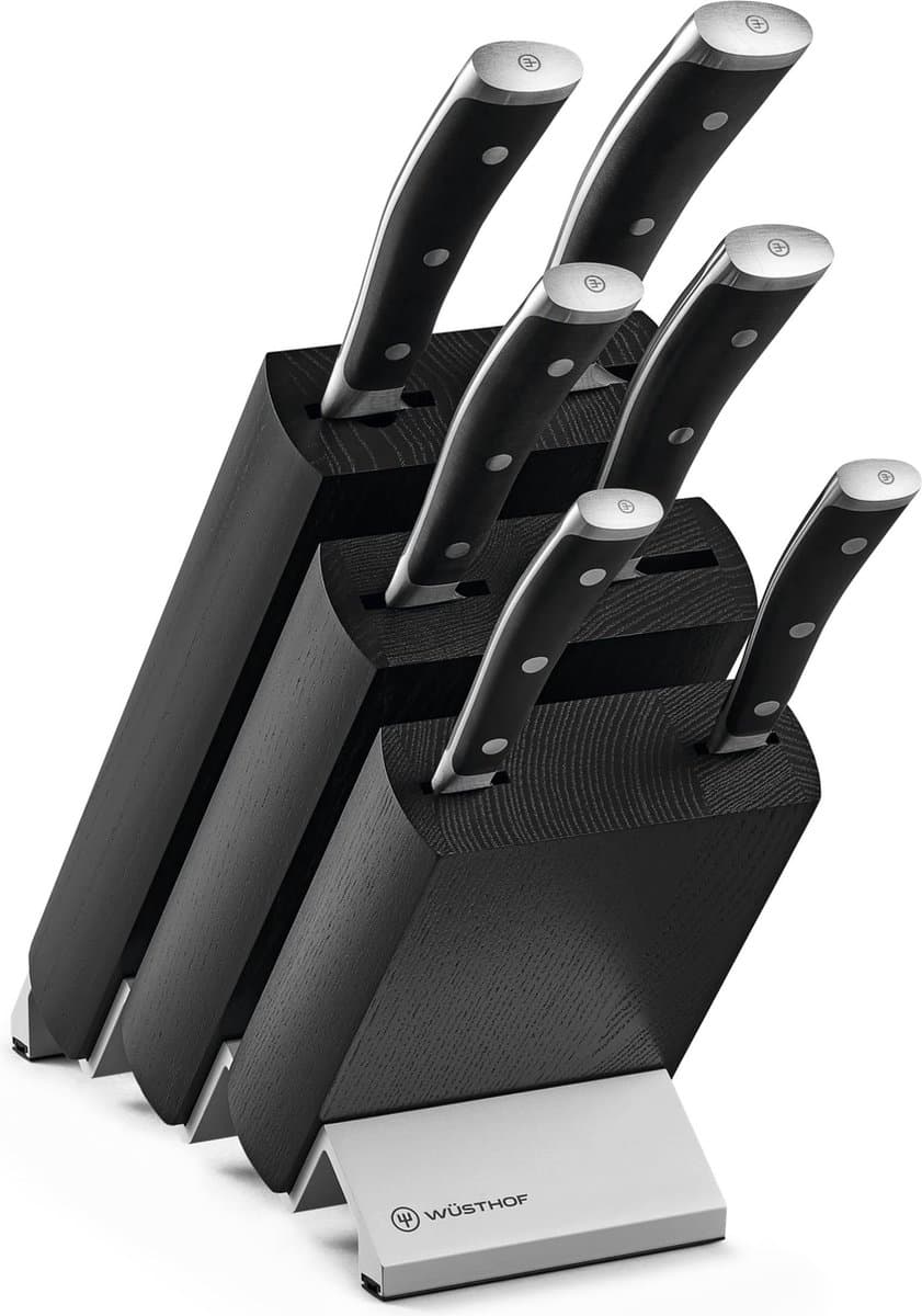 Wusthof Classic Ikon - Messenblok - 6 messen - RVS