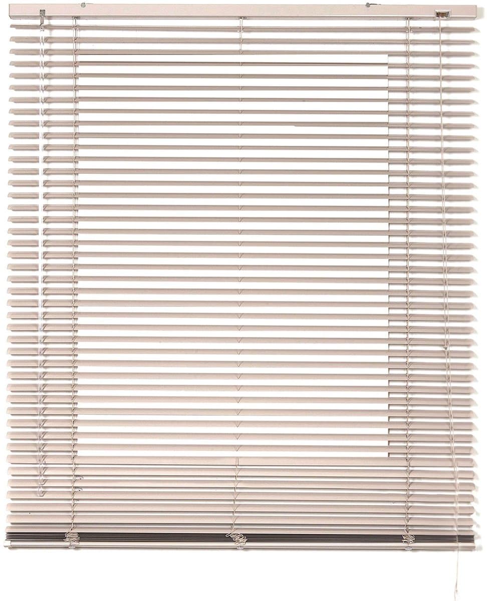 Storesdeco - Aluminium Jaloezieën met Koord Grijs stenen kleur 90x250