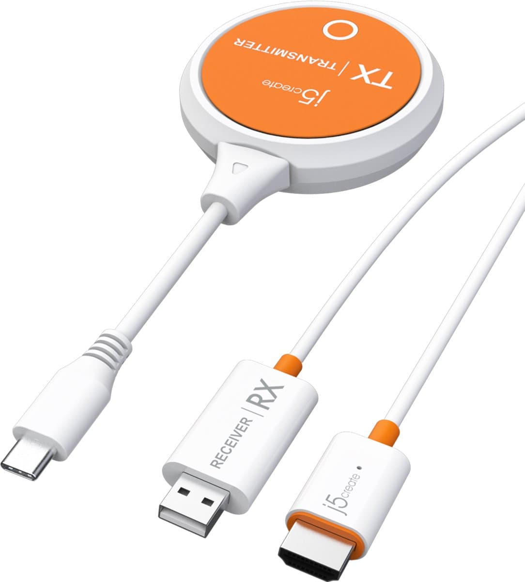 j5create JVAW62-N ScreenCast USB-C Wireless Display HDMI Extender