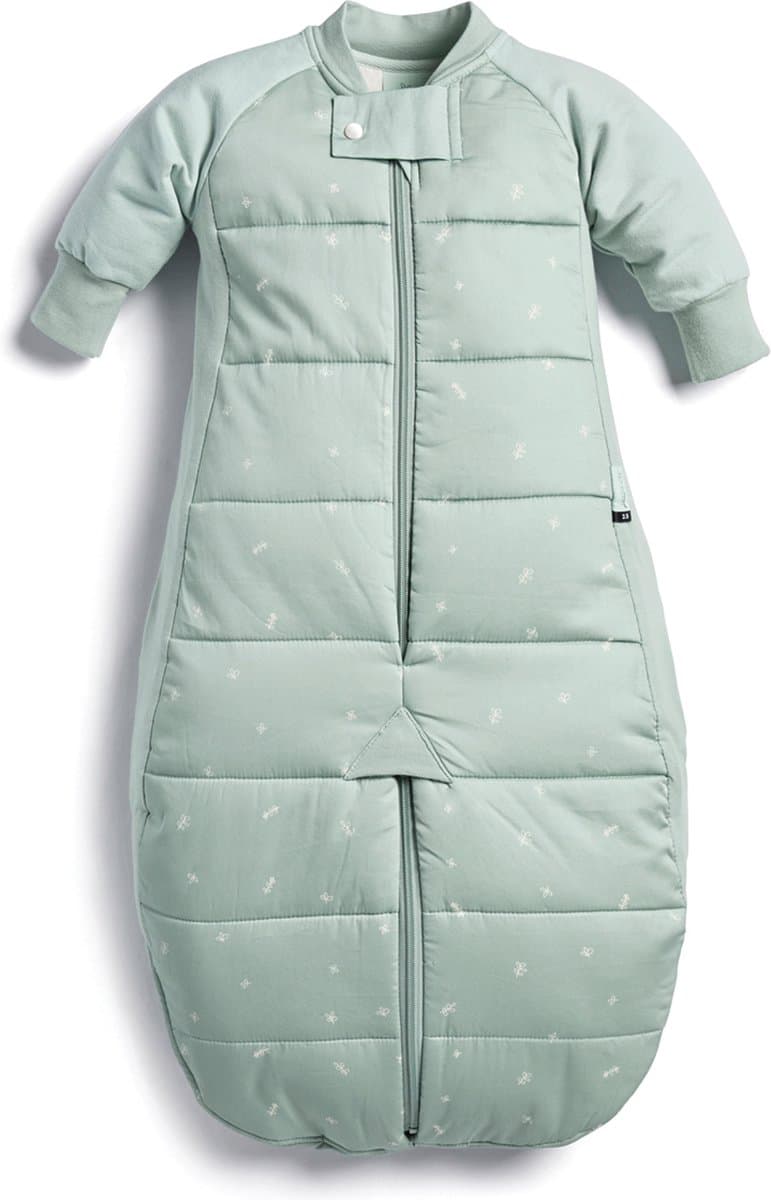Ergopouch Sleepsuit Slaapzak - 3,5 Tog - Slaapzak Baby - Slaapzakken - Slaapzak kind winter -8-24 md - Sage