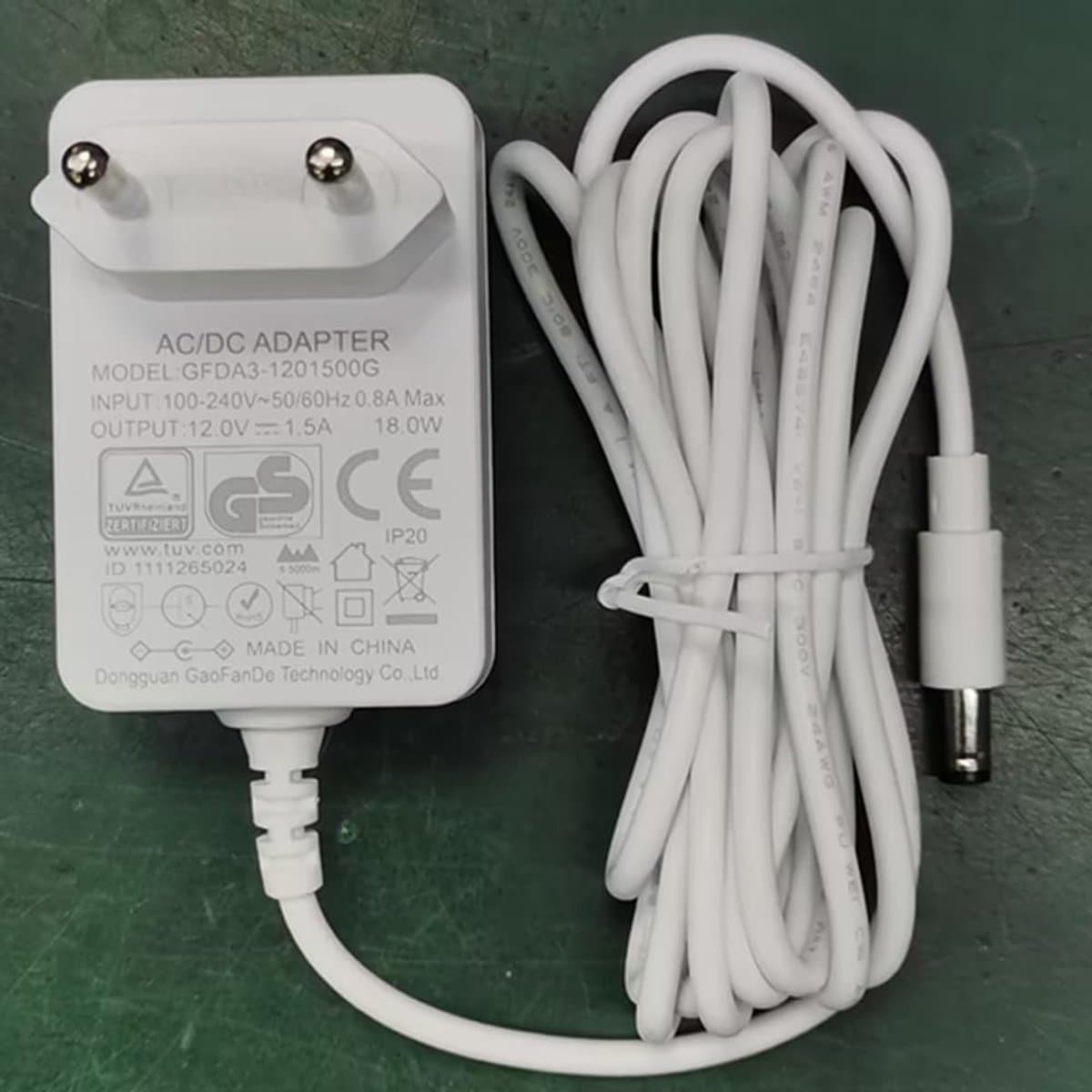 DC 12V 2A CCTV Camera Power Supply EU Plug (Black) Power Supply for CCTV DVR/Camera - ShopVlot