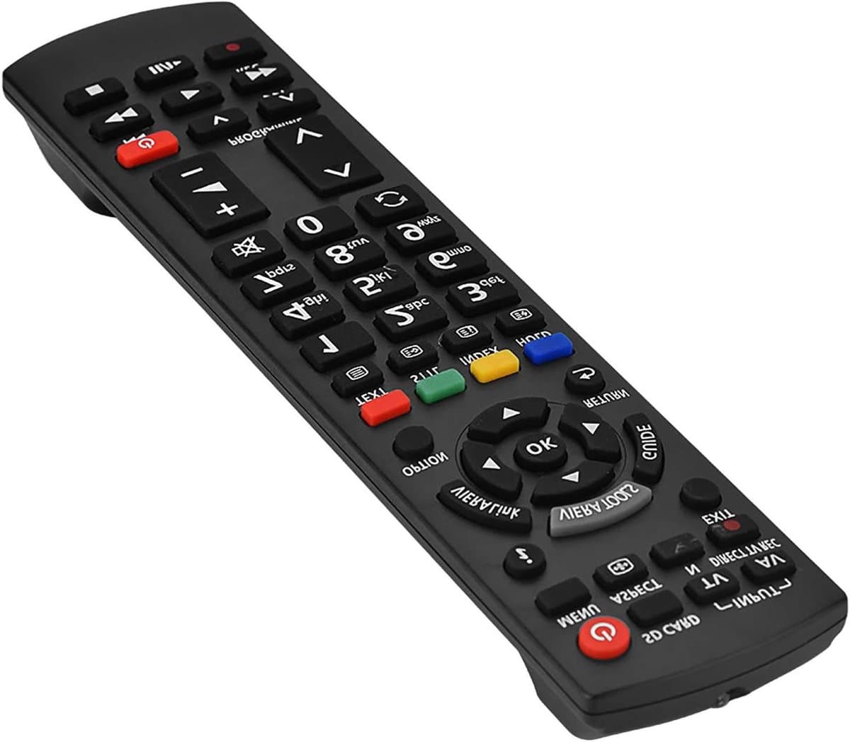 Universele Afstandsbediening - Draadloze Controller - Televisie Bediening - Directe Werking - 22 x 5 x 3 cm - Zwart