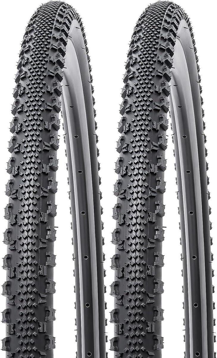 Fietsbanden Set - Banden voor fiets - Gravel rijden - Opvouwbaar ontwerp - 700x40C - Zwart