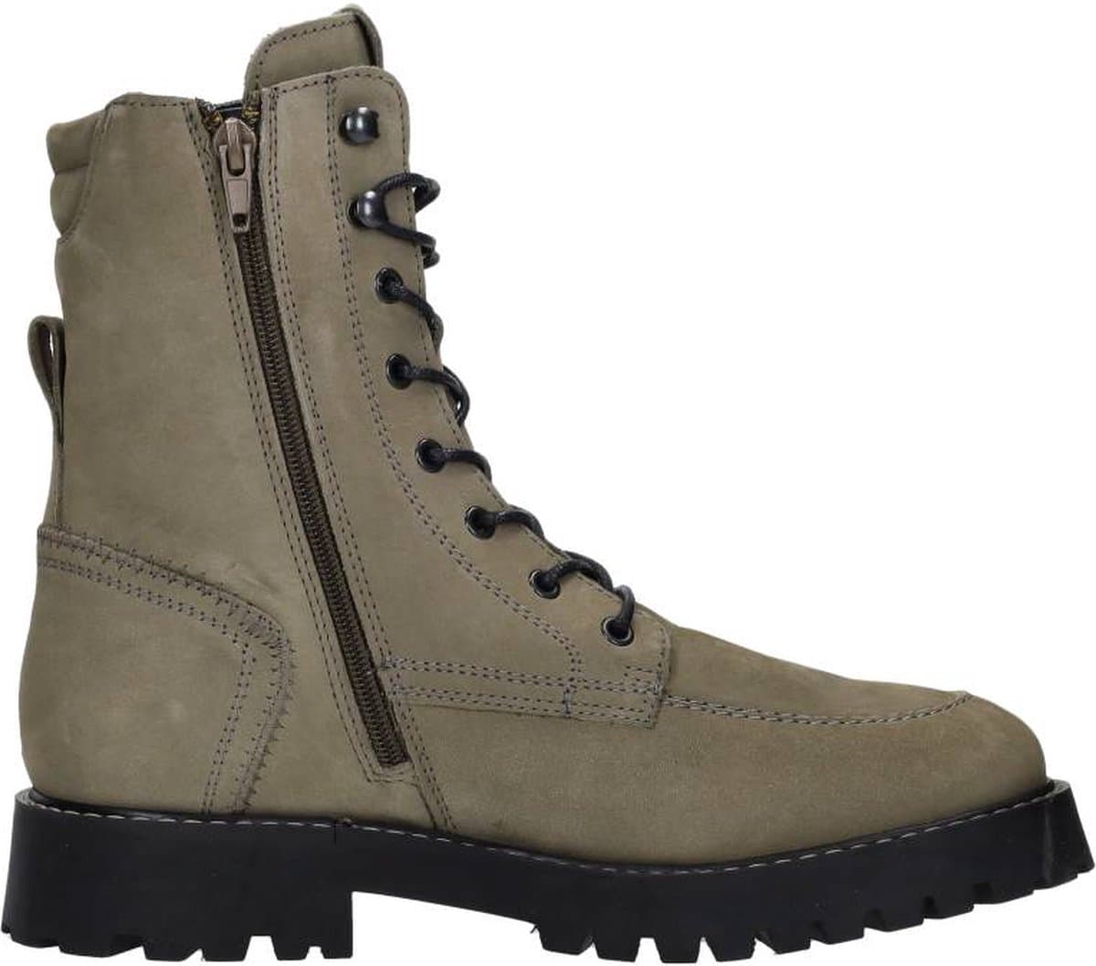 Palpa Stela Veterschoenen Hoog - Groen - Maat 39