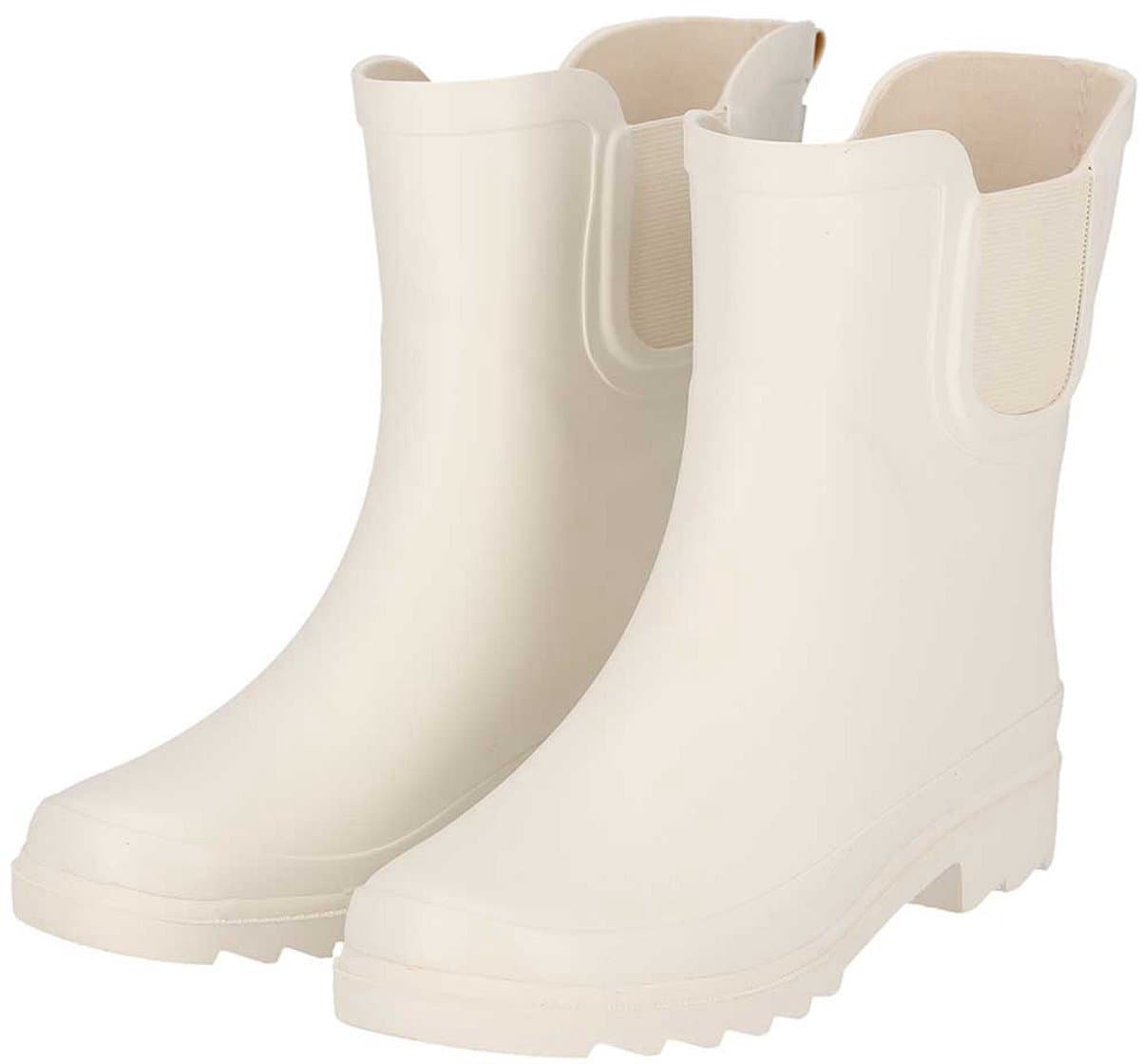 XQ - Chelsea regenlaarzen dames - Metallic - 100% rubber - Festival laarzen