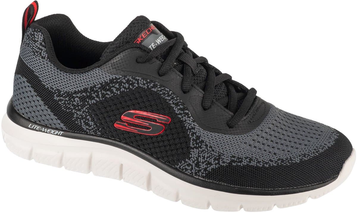 Skechers TRACK - GLENDOR herenschoenen vegan 232399 BKRD zwart