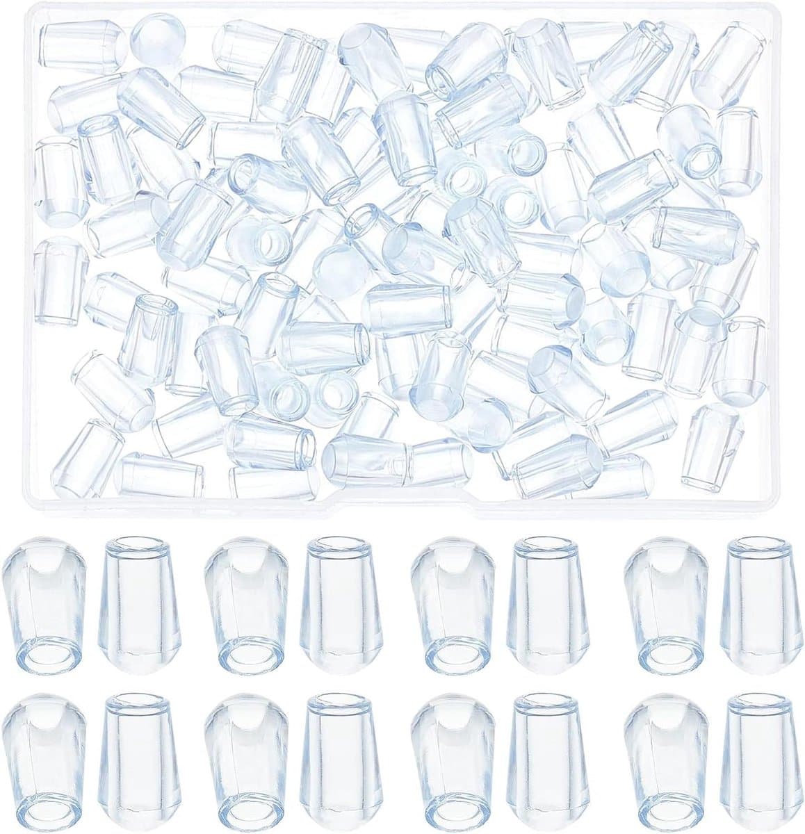 TTGoods - Rubberen Voeten voor Aanrechtrek - Set van 90 stuks - Keukenrek Beschermer met Krasbestendige Pads - Accessoires voor Gootsteen - Afdruiprek Houders