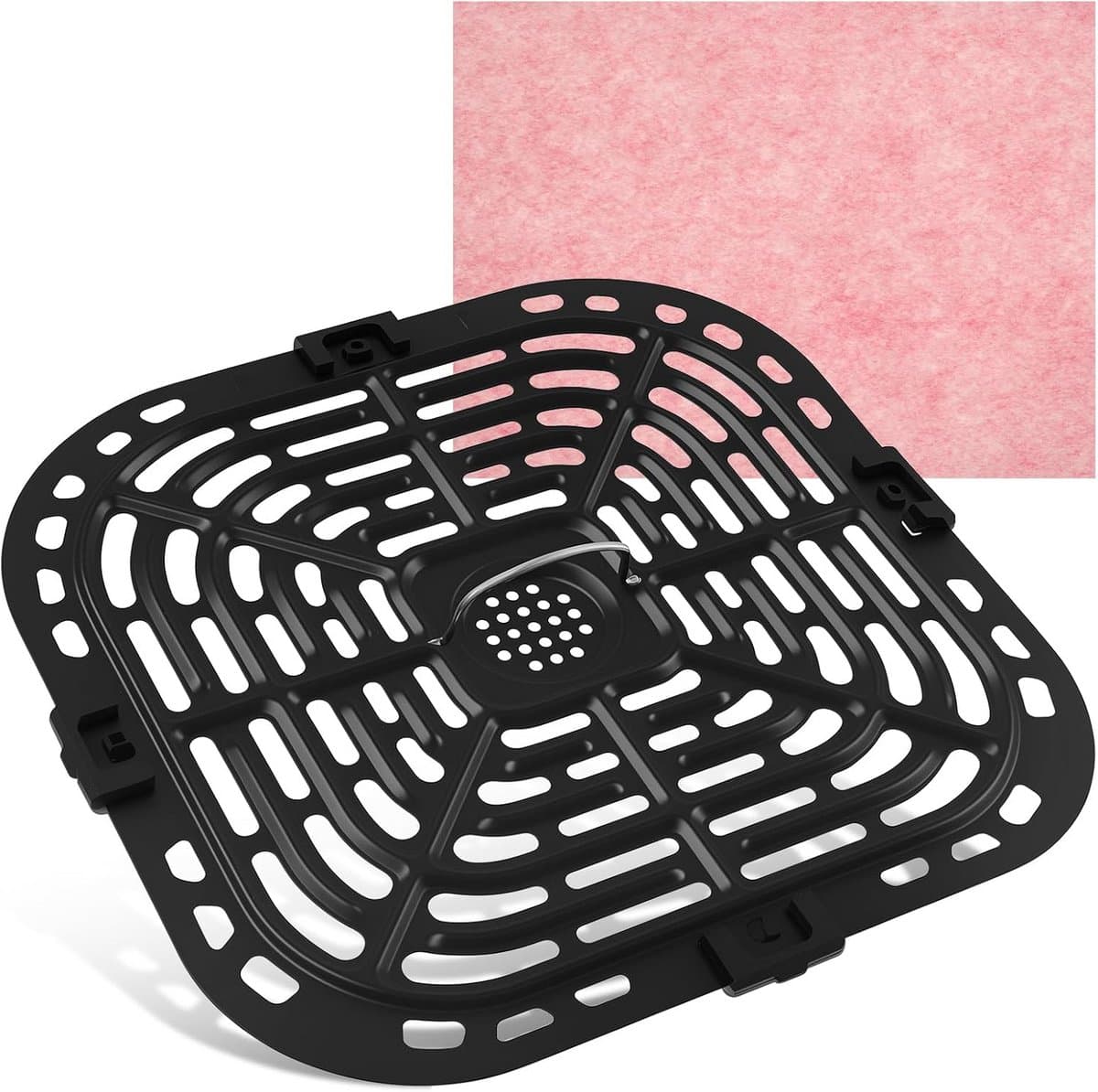 Grillplaat voor Airfryer 6QT - Anti-aanbaklaag en Grillrooster voor Oven