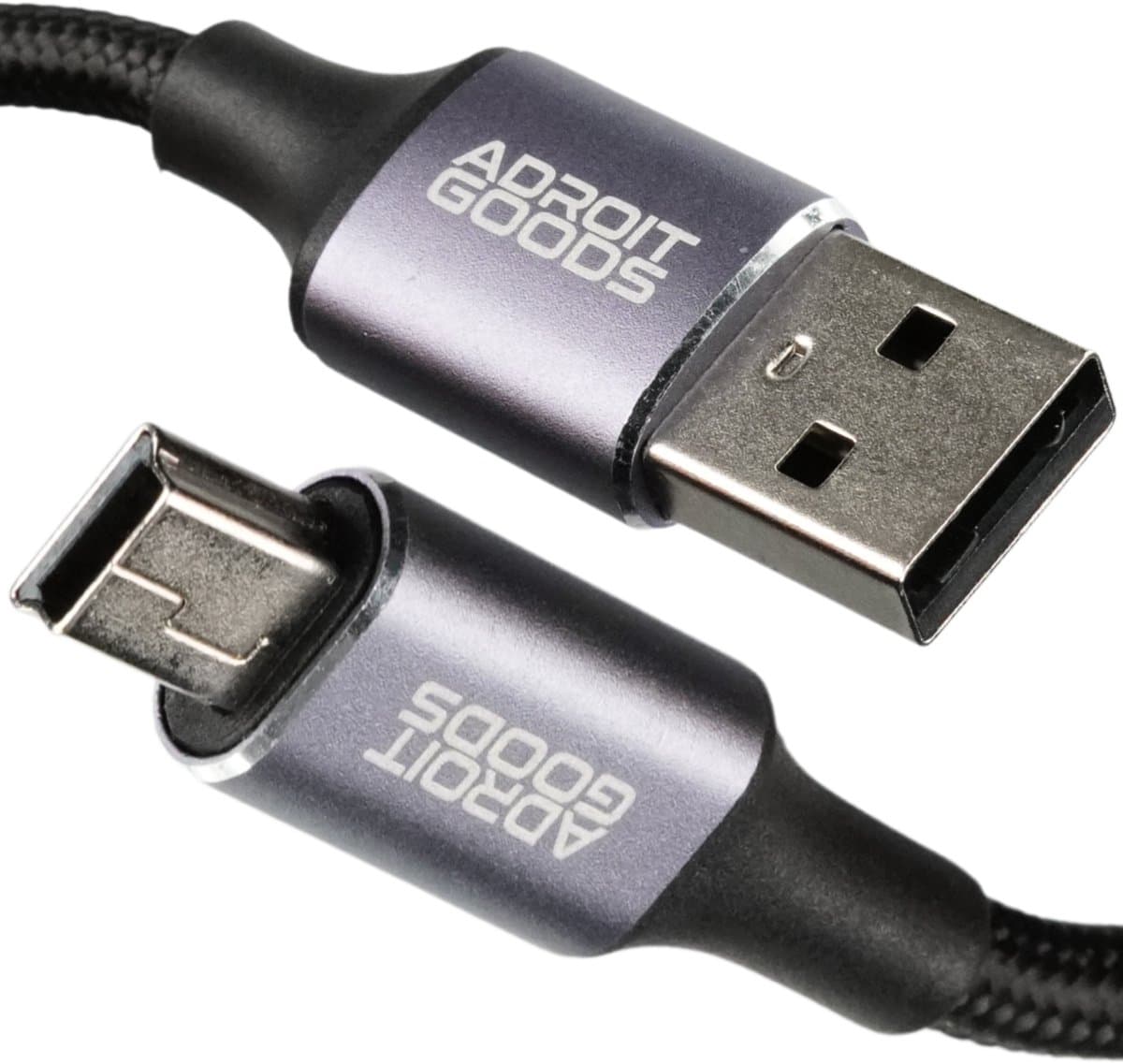 AdroitGoods Mini USB Datakabel - Mini USB naar USB-A Kabel – 2.0 datakabel - 1m