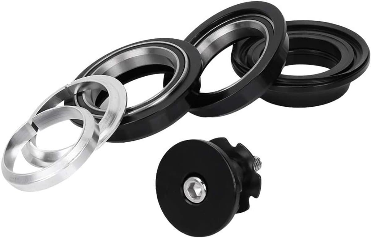 Fiets Headset Set voor 44mm Frame - Aluminium Balhoofd Lager voor 28,6mm Vork