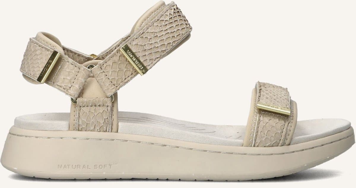 Woden Line Fish Sandalen - Dames - Gebroken wit - Maat 37