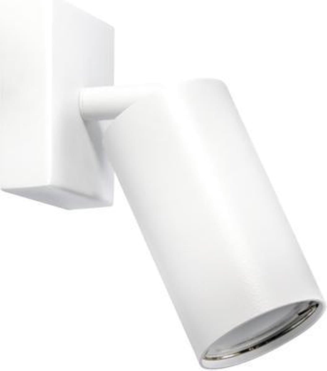STRÜHM MANAM Wandlamp - GU10 - 1 spotje - Draaibaar - Wit