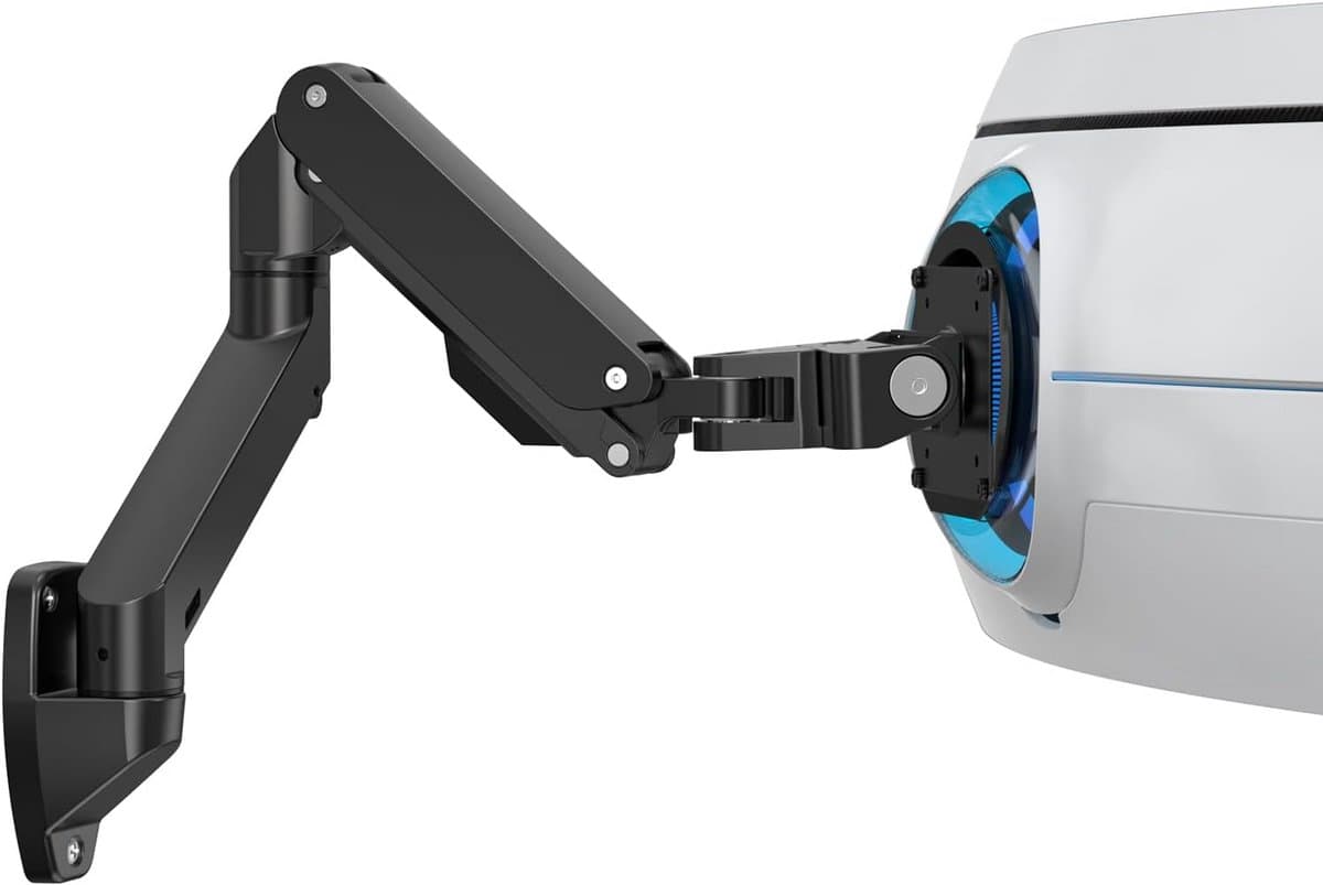 Zware Monitorarm Wandmontage voor 34-57 Inch Monitoren - Zwart