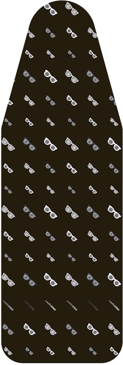Laurastar Universalcover Glasses, Universele Strijkplankhoes, 131cm x 55cm, 100% Katoen. Spanklem, Snelle montage, Machinawasbaar