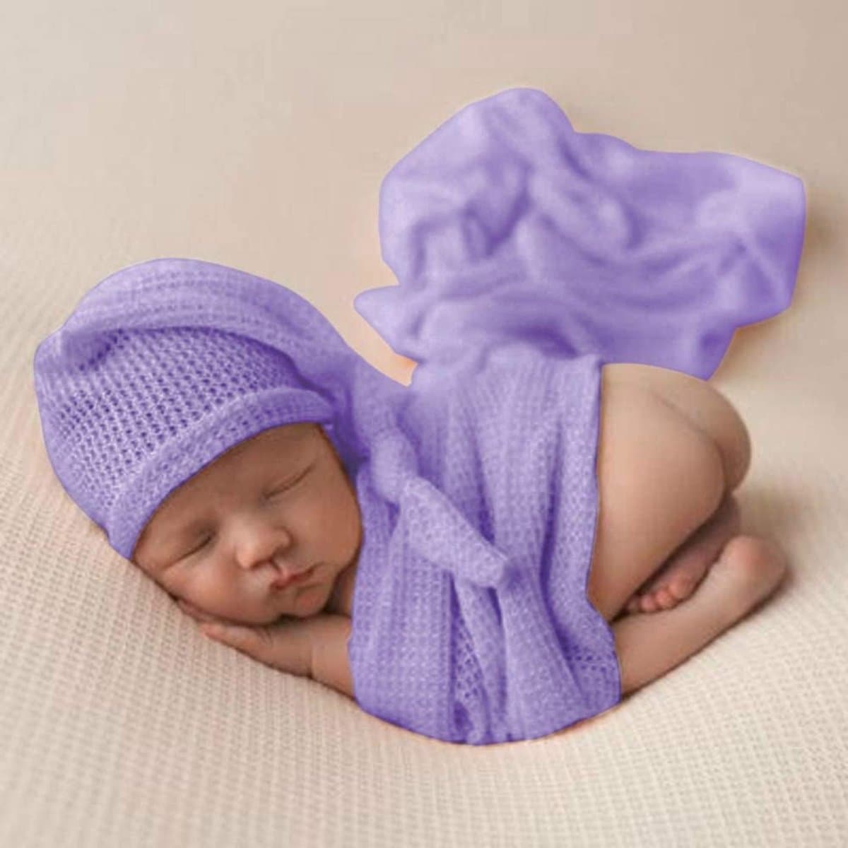 DIY Baby Fotografie Rekwisieten voor Pasgeborenen - Wikkeldekens en Hoeden
