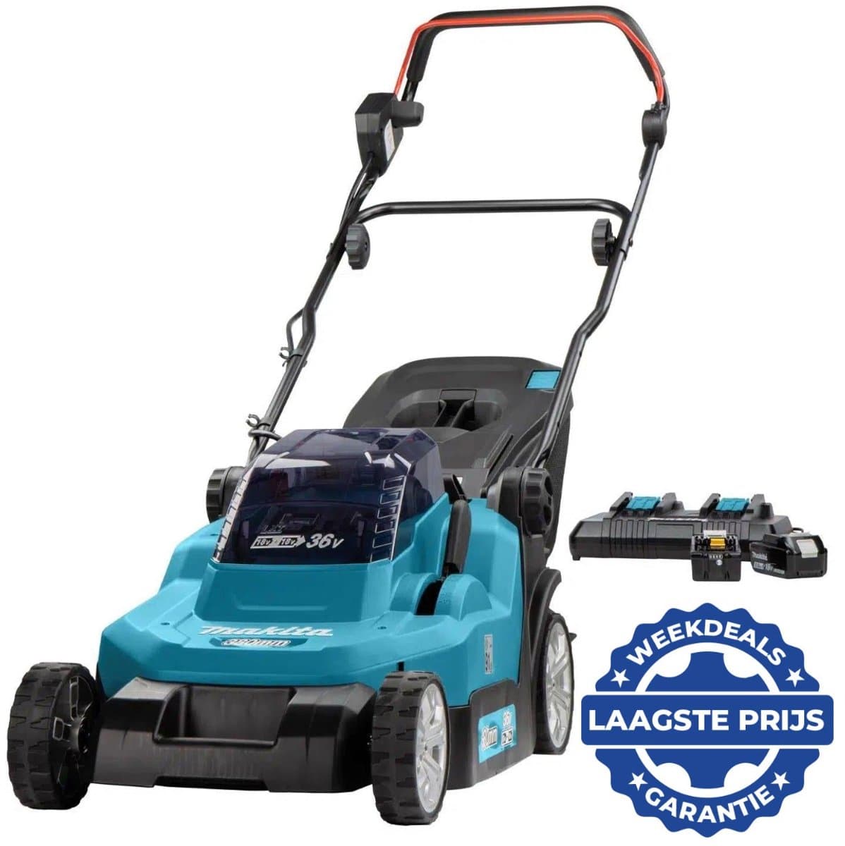 Makita DLM382PT2 incl. 5,0 Ah Accu (2x)