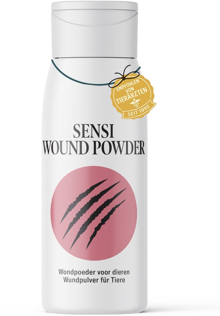 Sensipharm® Sensi Wound Powder - Wondpoeder Hond, Kat & Paard - Bloedstelpend Poeder - 50 g