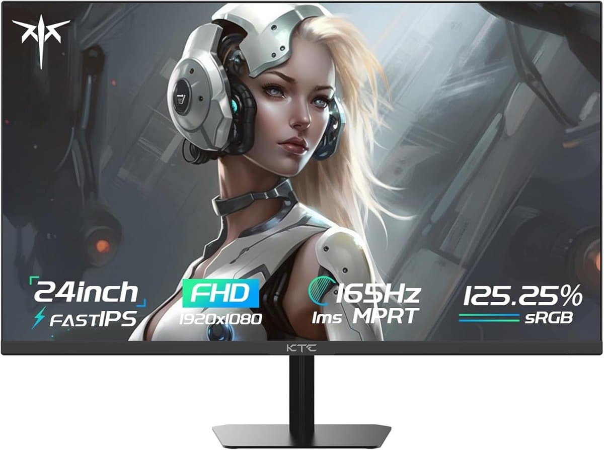 Snelle 24 Inch Gaming Monitor met 165Hz IPS Paneel en HDR10