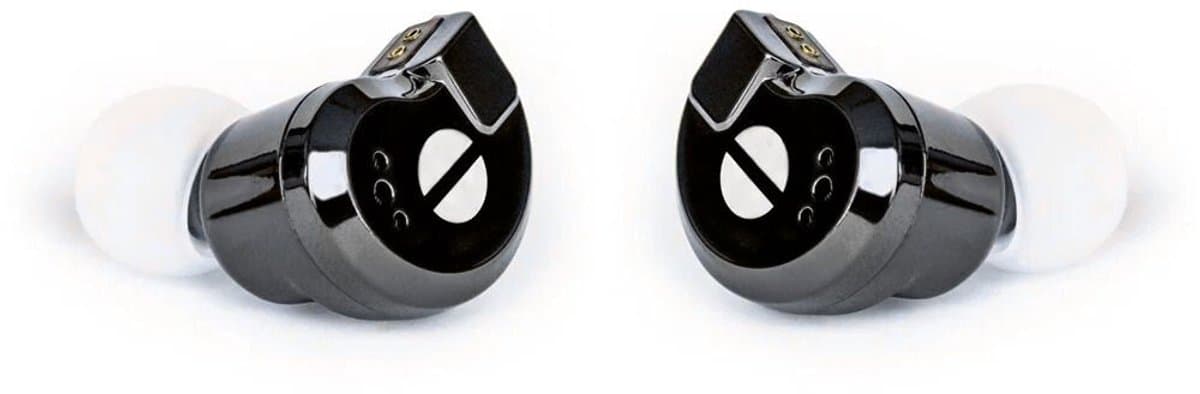 OneMelon® Waterfall - Zwart - Oordopjes met draad en microfoon - Smokey Black - 3.5 mm jack - in ear oortjes met draad