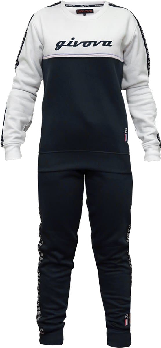 Damesset Givova Donna Zwart-fuxia Zwart - L