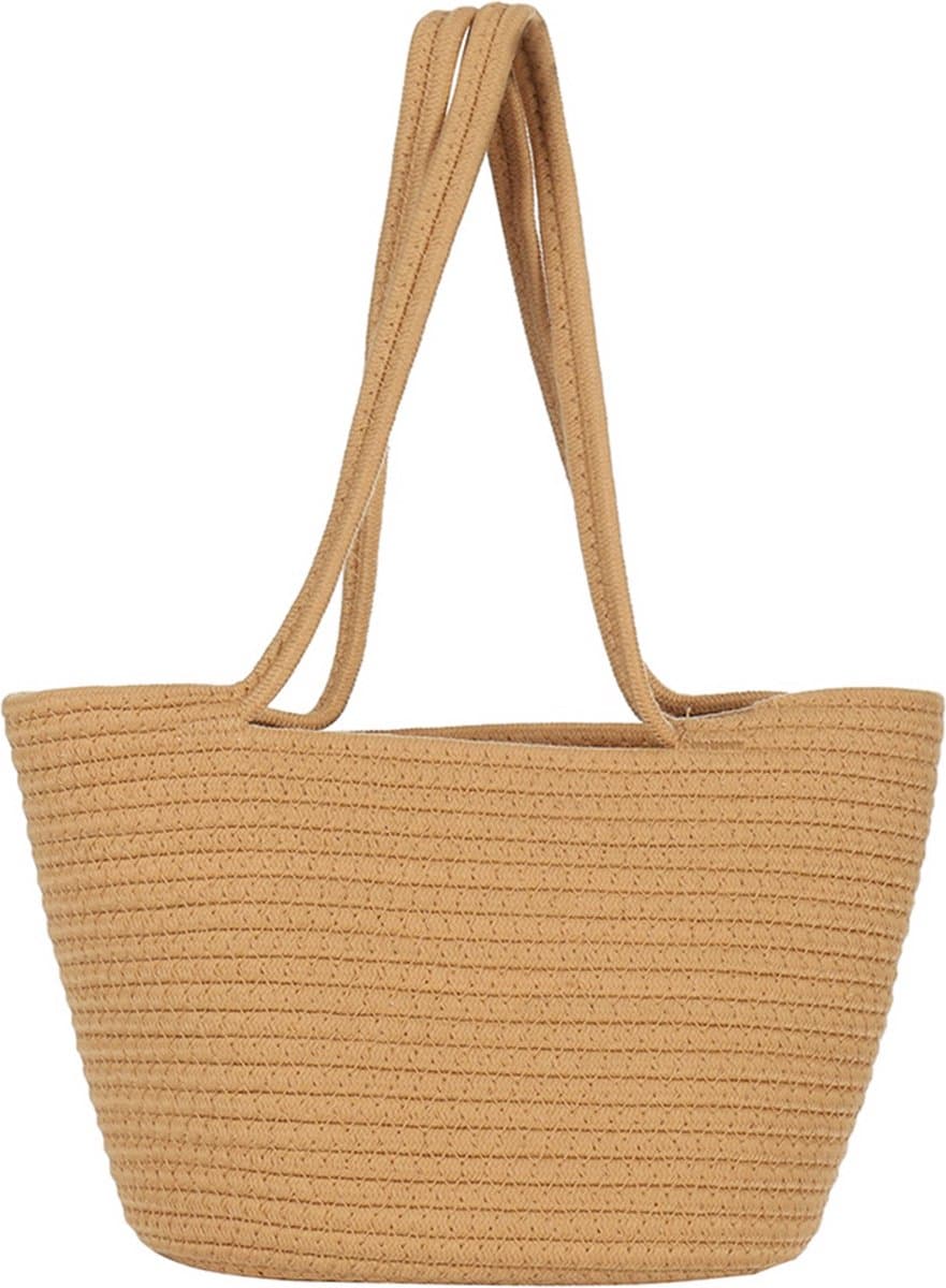 Tas Katoen - 32x18x10 cm - Bruin