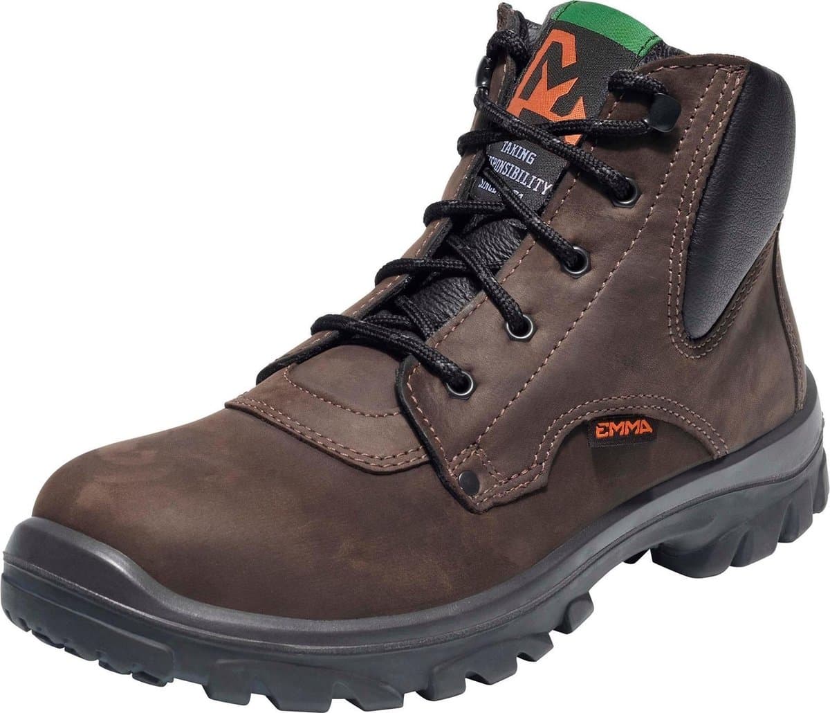Emma werkschoenen s3 Zandvoort D maat44 hoog bruin