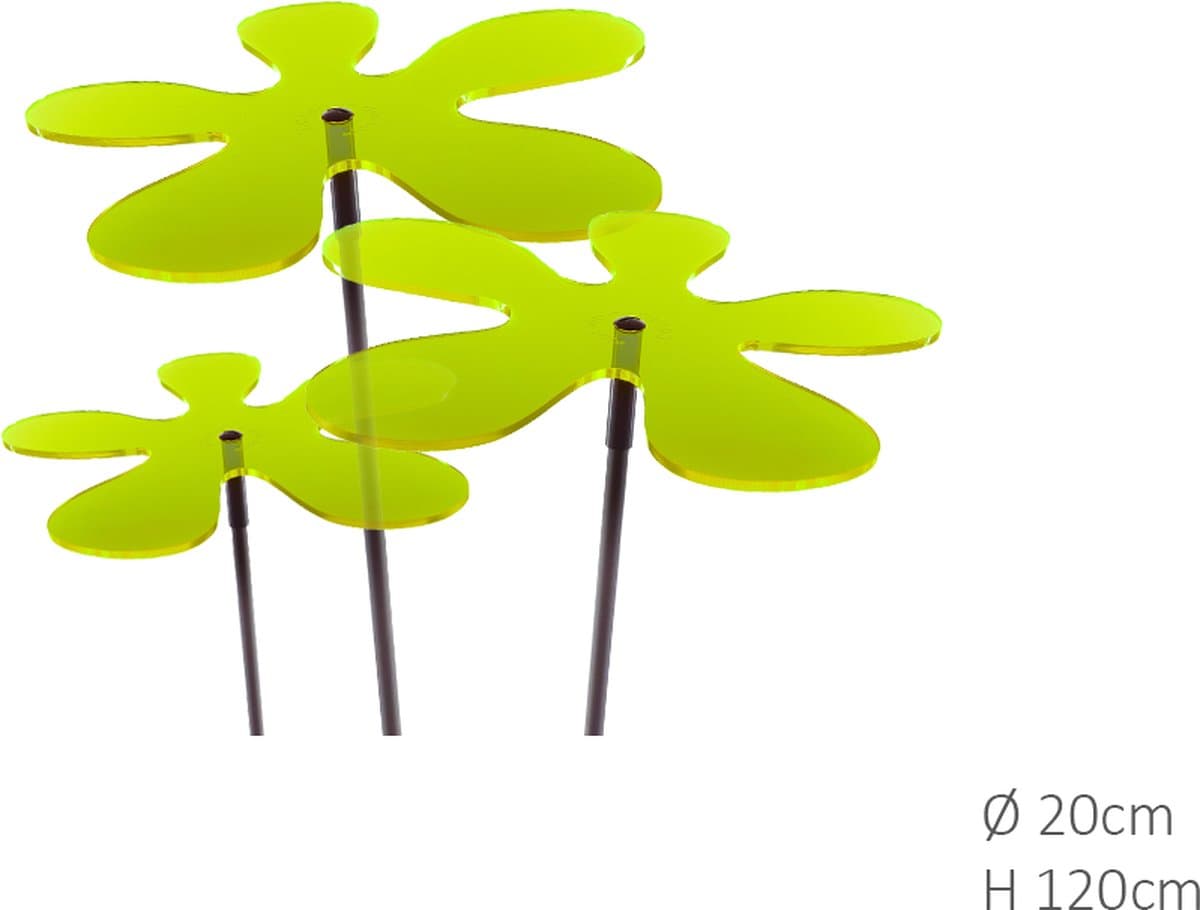 3 stuks! Zonnevangers Lotta Groen 120 cm Cazador Del Sol