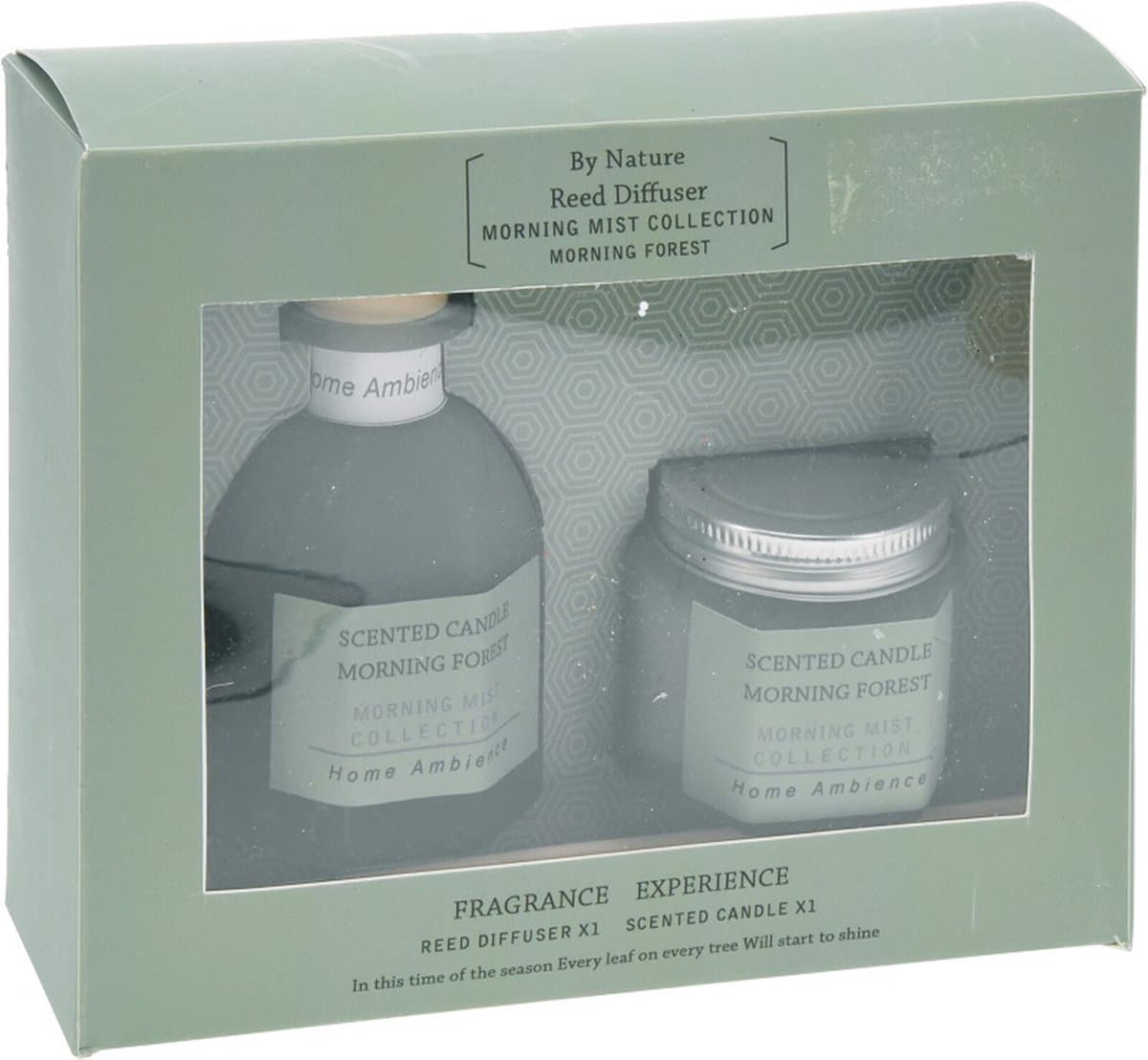 Geurset - geurglas - geurstokjes -geurkaarsen - cadeauset