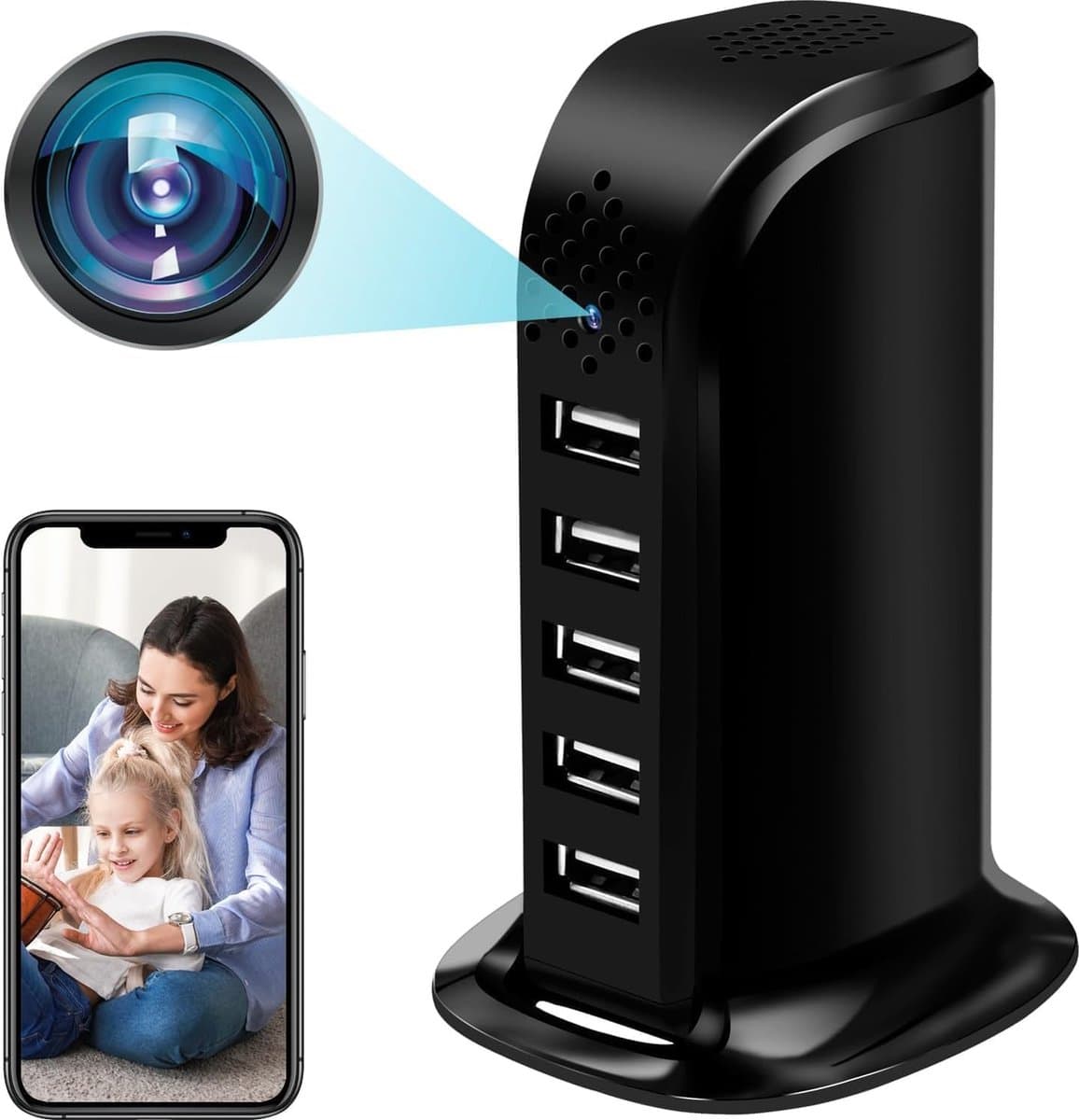 Verborgen camera - Spy camera - Spionage camera - Geheime camera - Spion camera - Must have!