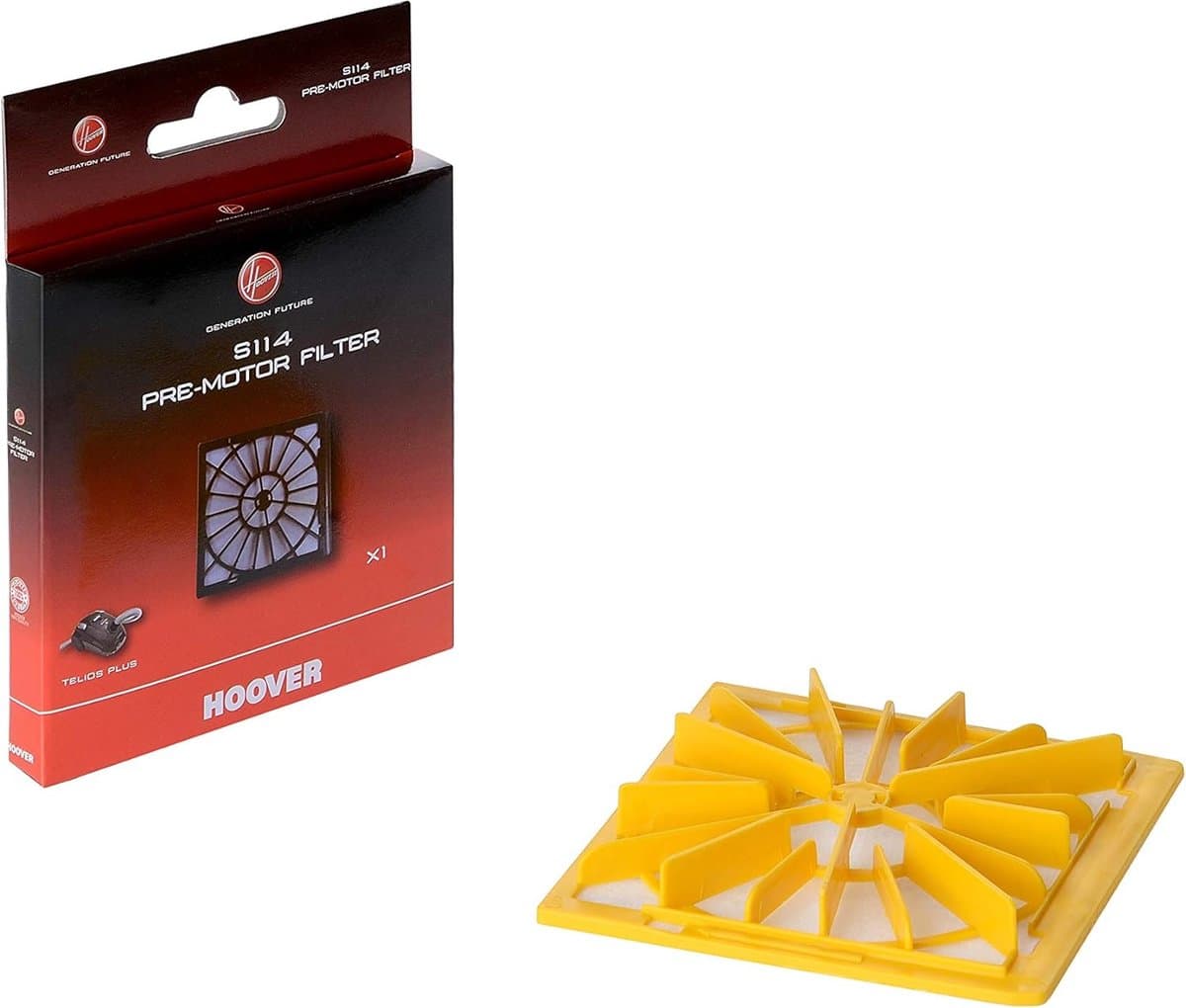 Voormotorfilter voor Hoover Telios Plus S114 stofzuiger