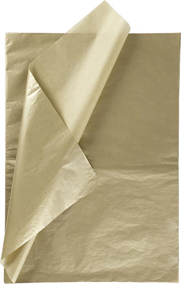 Creativ Company Tissuepapier 50x70 cm Goud 25 vel