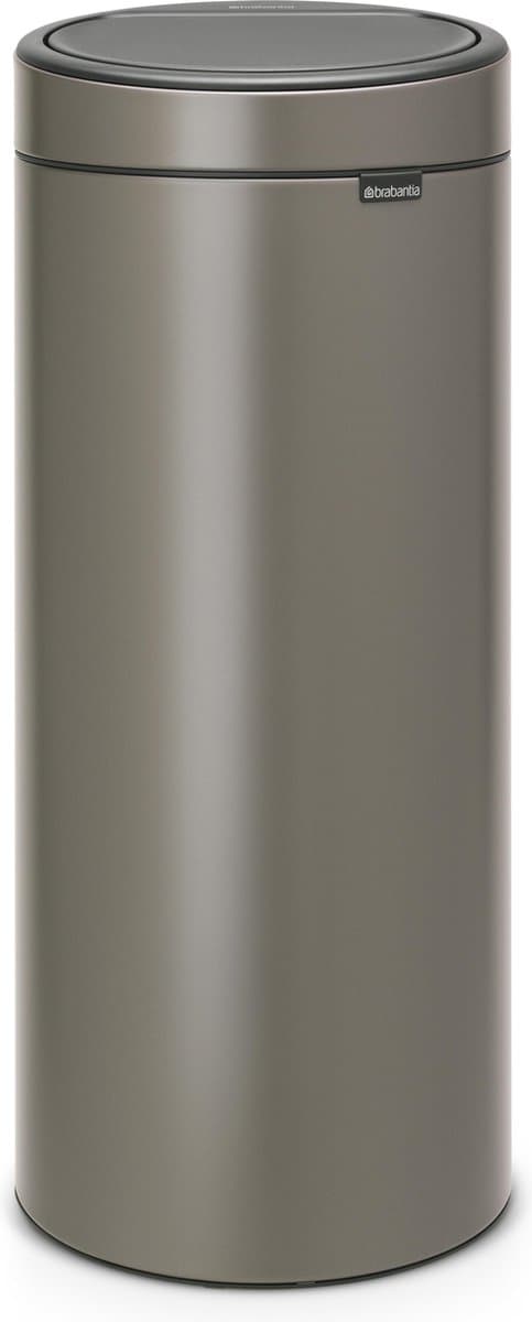 Brabantia Touch Bin 30 Liter Platinum