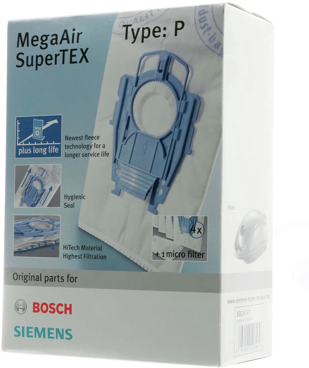 Bosch BBZ41FP stofzuiger stofzak - compatibel met specifieke Bosch modellen - 5 stuks