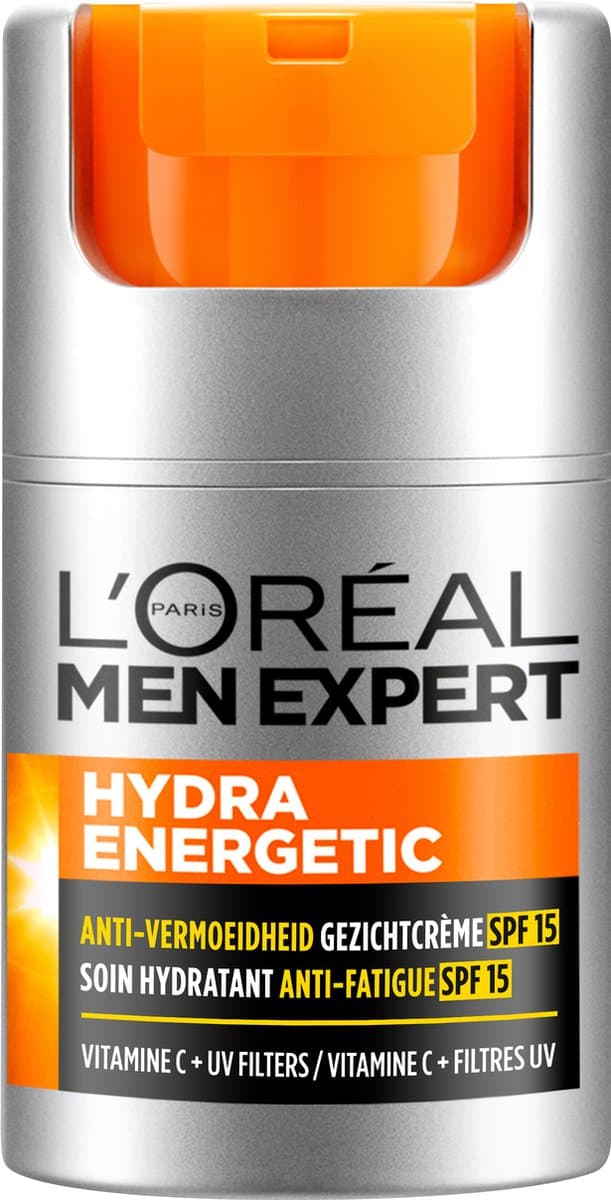 L’Oréal Paris Hydra Energetic Hydraterende Dagcrème SPF 15 - 50 ml - Geeft je huid een energie boost