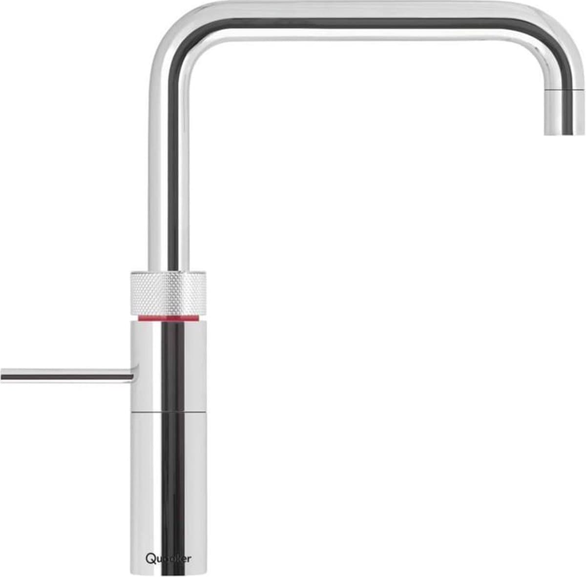 Quooker Fusion Square Keukenkraan - Kokend - Warm & Koud Water - Kindveilige Dubbeldruk - Chroom