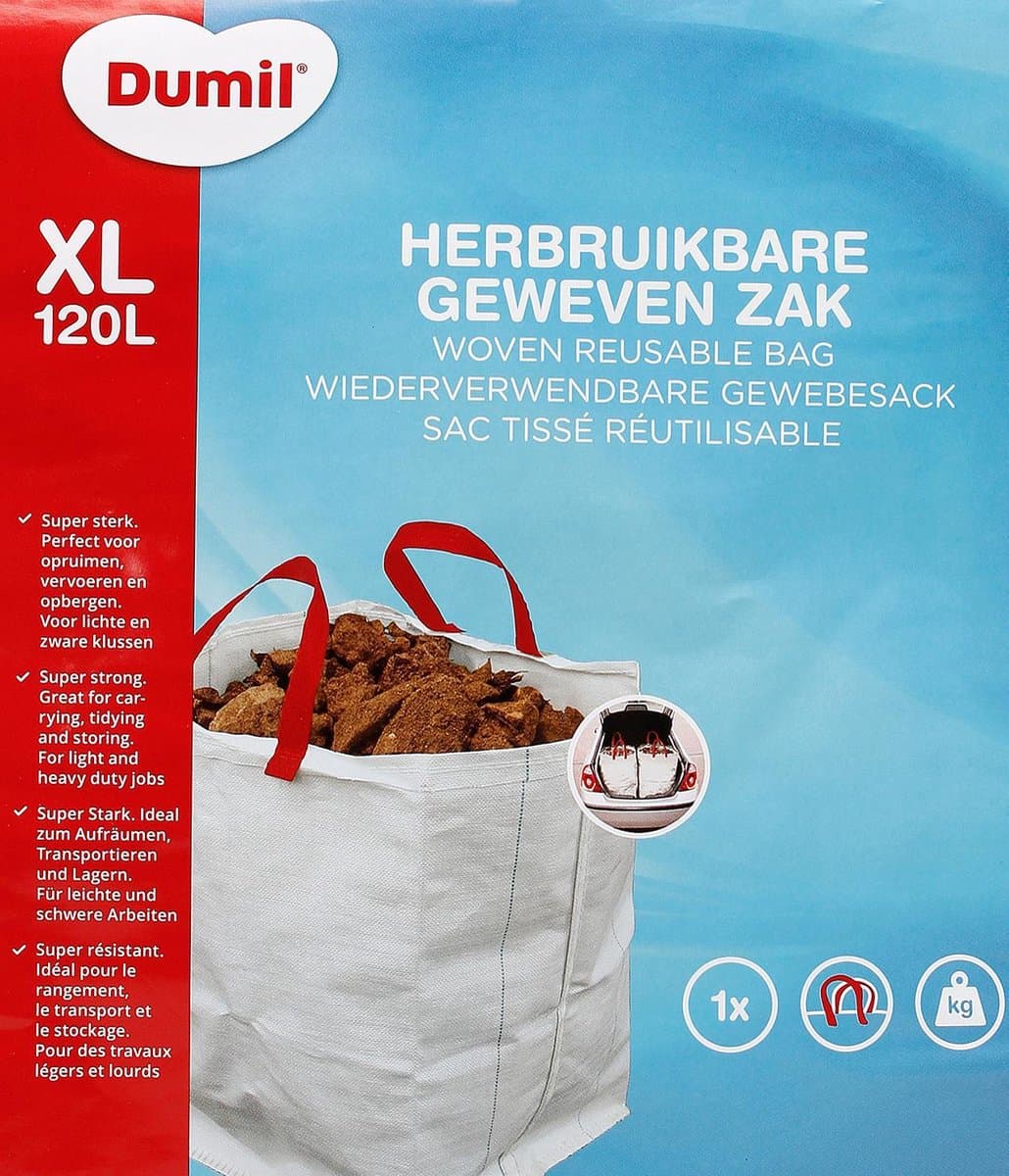 Herbruikbare Geweven zak van Dumil - 1 Stuk