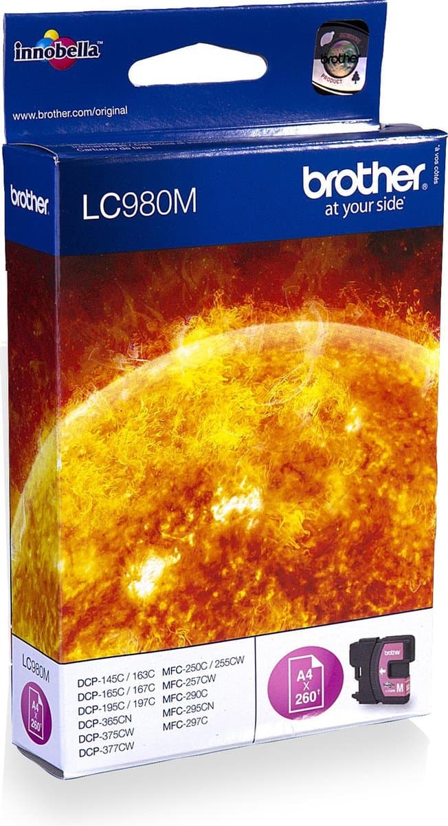 Brother LC980M inktcartridge 1 stuk origineel magenta
