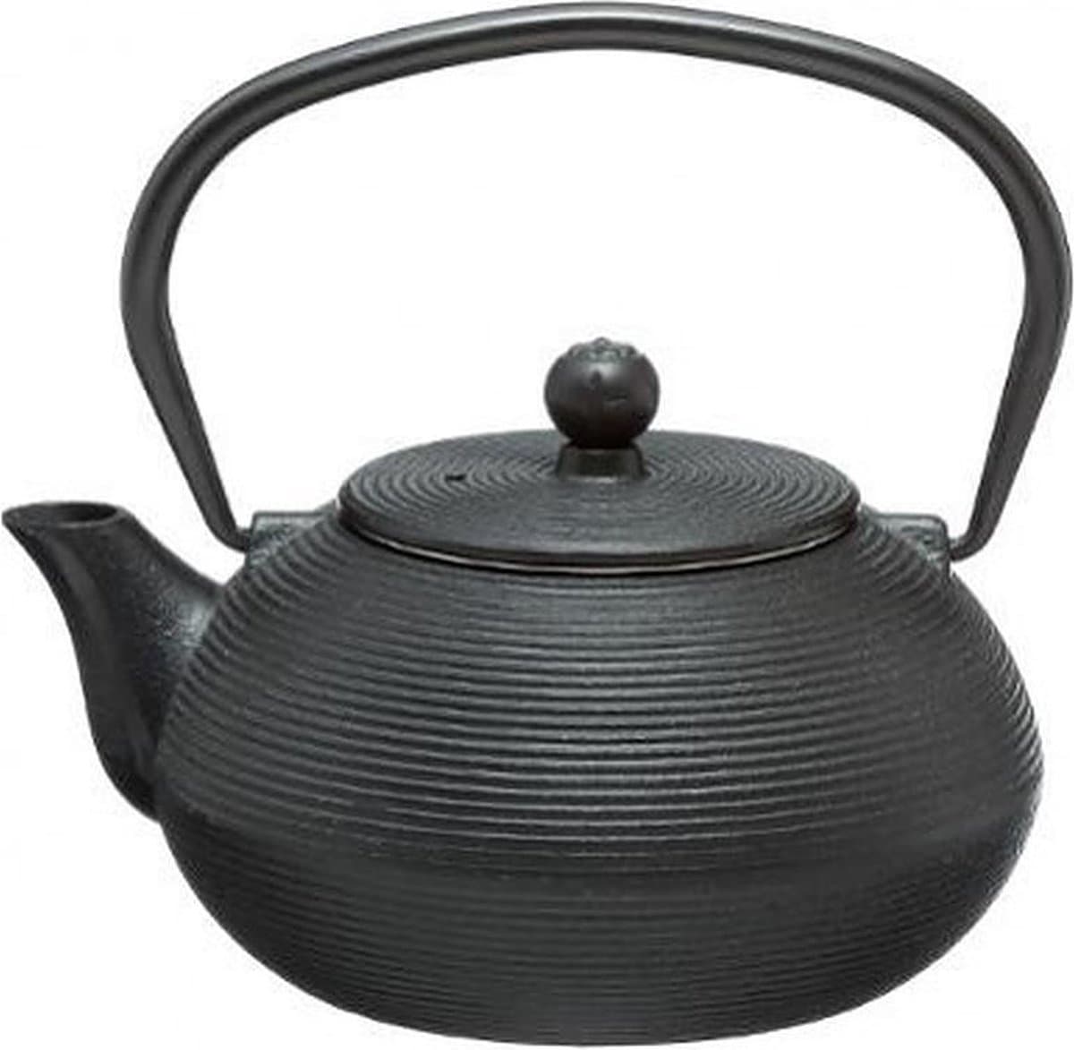 Secret de Gourmet Gietijzeren Theepot - 600 ml, Zwart