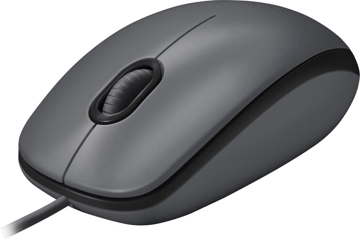 Logitech M100 optische bedrade muis, zwart