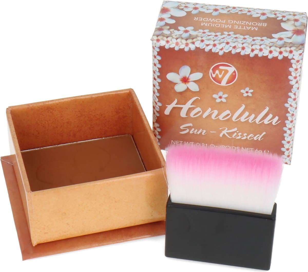 W7 Honolulu Matte Medium Bronzing Poeder - Sun-Kissed