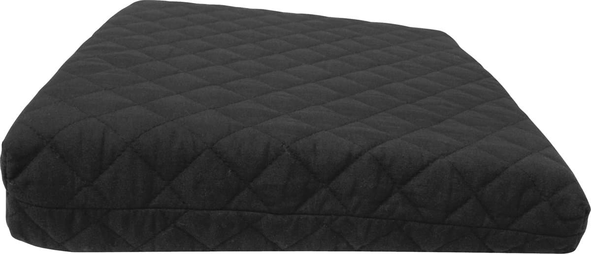 Carpoint Zitkussen Basic Black – Ergonomisch – Ondersteunt Houding – Comfortabel – Voor Auto & Kantoor – Katoen