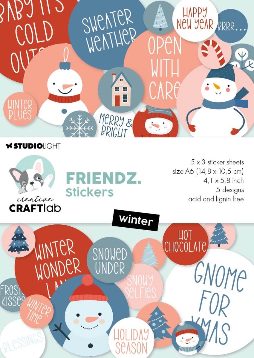 Sticker pad Winter- Friendz nr. 37