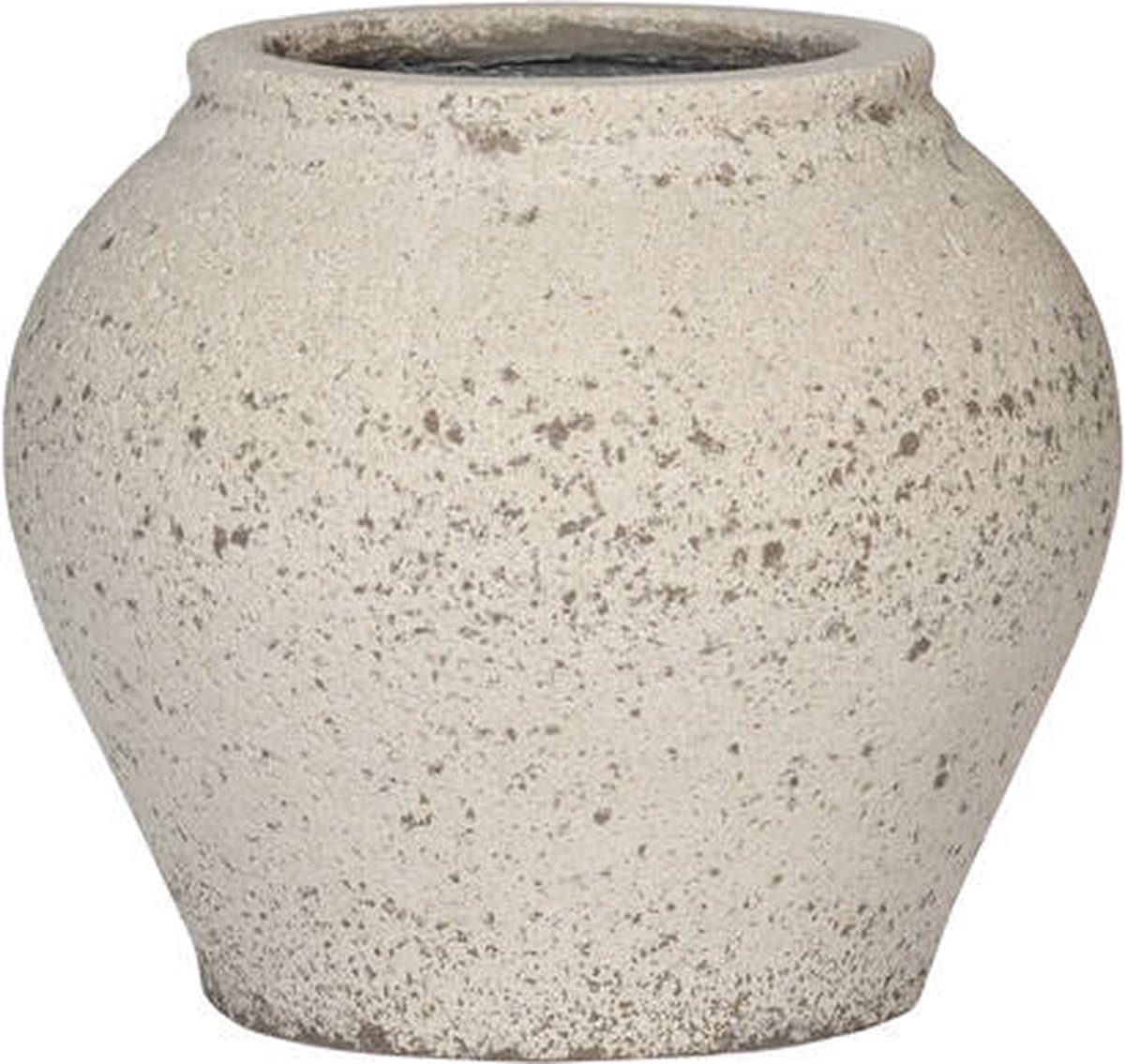 Pottery Pots - Plantenbak Zeus S - Ø37cm x H32cm - Indoor en Outdoor - Chalk White
